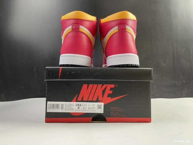 Jordan 555088-603 Red Fusion Air 1 High OGLight 0714